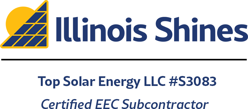 Illinois Shines badge — Top Solar Energy LLC #S3083, Certified EEC Subcontractor